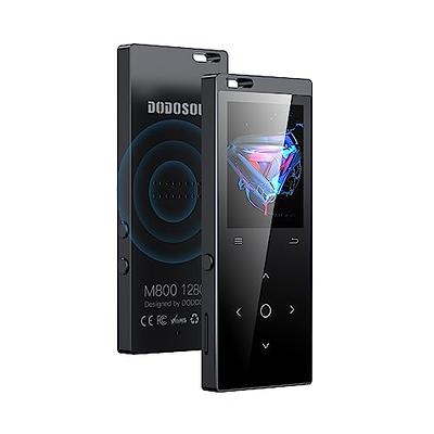 Doosl 32GB MP3 Player, Portable MP3 / MP4 Bluetooth HiFi Music Player,  Built-in Speaker MP3 Player for Running FM Radio Voice Recording Pedometer