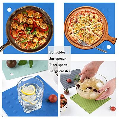 2 in 1 Microwave Cover & Mat, Clear Microwave Splatter Cover for Food Guard Lid Plate Cover, Silicone Heat Resistant Microwave Mat Non-Slip Drying