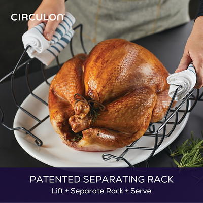 Circulon Ultra-Lasting Nonstick Roasting Pan with Easy Serve Rack