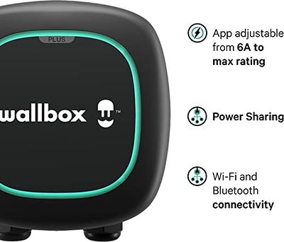  Wallbox Pulsar Plus Level 2 Electric Vehicle Smart Charger - 40  Amp, Ultra-Compact, WiFi, Bluetooth, Alexa/Google Home, Energy Star and UL  Certified, 25ft Cable, Indoor/Outdoor EVSE, Assembled in USA : Automotive