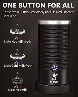 Cup Programmable Hot & Iced Coffeemaker, Stainless Steel Milk