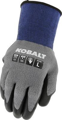 Kobalt Large Synthetic Leather Safety Gloves, (1-Pair) in the Work