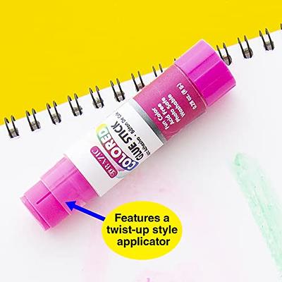 BAZIC Washable Colored Glue Stick 8g/0.28 Oz, All Purpose Acid