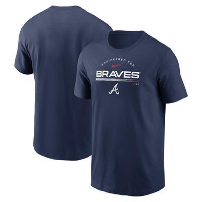 Men's Nike Navy Atlanta Braves Jackie Robinson Day Team 42 T-Shirt