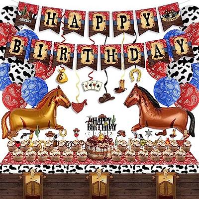CAILESS Birthday Party Decorations - Western Cowboy Birthday Party