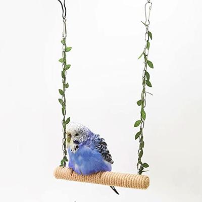 La La Pet® Bird Rope Swing with Hanging Hook Bird Rope Perch Bird Swing  Perch Bird Perch Stand Bird Cage Toy for Parrot Budgie Parakeet Cockatiel  Cockatoo Conure Heart - Yahoo Shopping