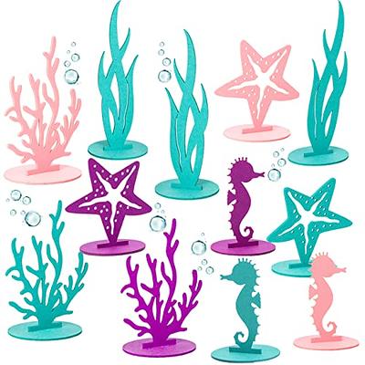 Under the Sea 1st Birthday Decorations for Girls, Ocean Animal Birthday  Banner Birthday Balloons Sea Animal Cake Decorations for Oneder the Sea  Theme