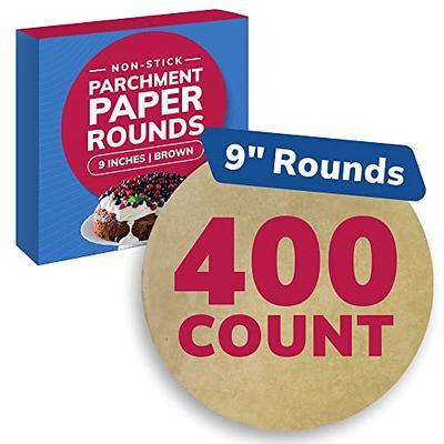 Round, Unbleached Parchment Paper Sheets for Air fryer and Cake Pans