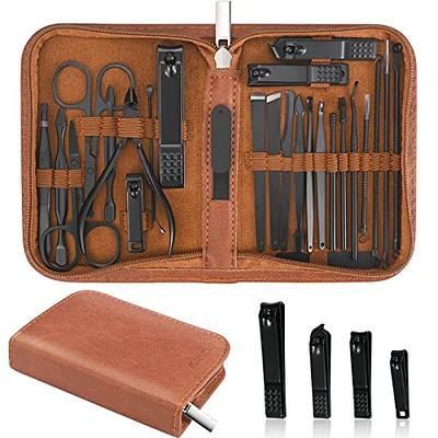 Utopia Care Utopia care 15 Pieces Manicure Set - Stainless Steel Manicure  Nail clippers Pedicure Kit - Professional grooming Kits, N