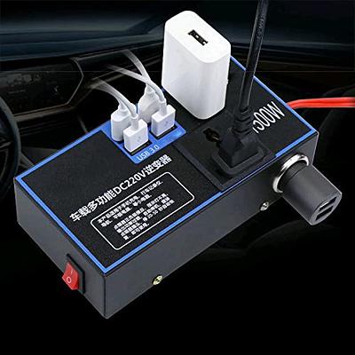 NALMAXO 1500W Portable Car Power Inverter DC 12V/24V to 220V AC with  Multi-Protection and 2 AC Outlets 4 USB Ports Car Charger Adpater Fast  Charging (Size : 24v-220v) - Yahoo Shopping