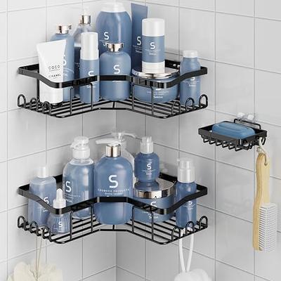 Joqixon Shower Caddy, UPGRADED Extended Length Shower Caddy Over Showerhead  No Blocking to Shower Head, Rustproof Shower Organizer with Hooks Shampoo  Soap Holder, Bathroom Large Hanging Shower Caddy - Yahoo Shopping