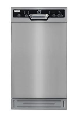 Honeywell 18 inch Dishwasher with 8 Place Settings, 6 Washing Programs, Stainless Steel Tub