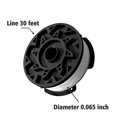 BLACK+DECKER AF1003ZP 30ft. 0.065 inch Line String Trimmer Replacement Spool  - 3 Pack for sale online