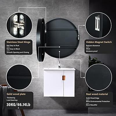 Oversized Bathroom Medicine Cabinet Wall Mounted Storage With Mirror, Hanging  Bathroom Wall Cabinet Organizer - Yahoo Shopping