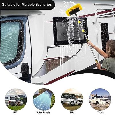 Buyplus 12FT Telescopic Car Wash Brush with Hose Attachment, Long Handle RV  Cleaning Brush, Soft Car Brush with Extension Pole for Truck, RV, Boat,  House Siding, Solar Panels - Yahoo Shopping