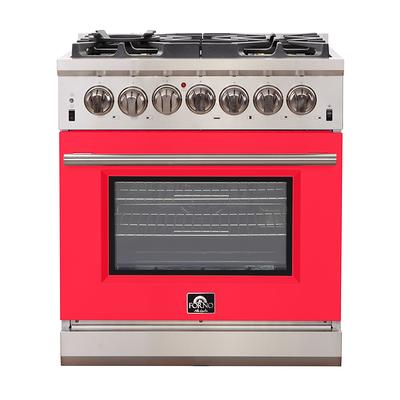 KOSTCH 30 inch Professional Freestanding Pro-Style Natural Gas Range or  Liquid Propane Gas Range with 5 Burners, 4.55 cu.ft. Oven Capacity, in