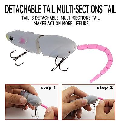 COOLL Fake Rat Artificial Fishing Lure Lifelike Mouse Fishing Swimbait Bait  Accessory