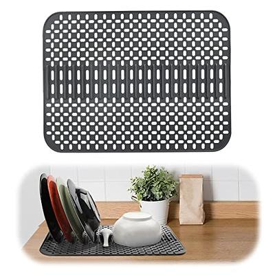Silicone Sink Mat Toovem Kitchen Sink Mats 26''x14'' Sink Protectors for Kitchen  Sink with Heat Resistant Flexible Stable for Bottom of Farmhouse Stainless  Steel Porcelain Sink with Rear Drain - Yahoo Shopping