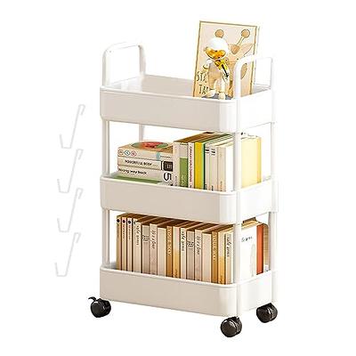 The Container Store Elfa Gift Wrap Cart (White) | Storage Cart | Storage  Cart on Wheels | Mobile Gift Packaging Organizer | Wrapping Paper Organizer