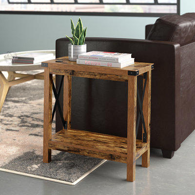 Kennemer End Table with Storage and Built-In Outlets