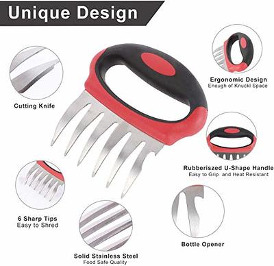 Stainless Steel Meat Shredder Claws with Ultra-Sharp Blades for Shredding  Meat, Lift, Handle, and Cut