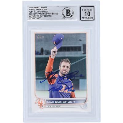 Highland Mint Max Scherzer New York Mets 13'' x 13'' Impact Jersey Framed  Photo