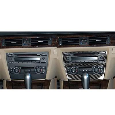 NVCNX Real Premium Carbon Fiber Car CD AC Panel Cover Interior