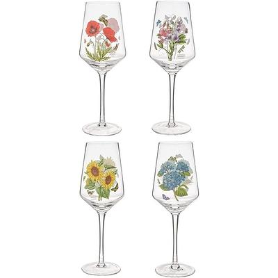 American Atelier Vintage Bubbles Wine Glasses Set of 4 - Yahoo