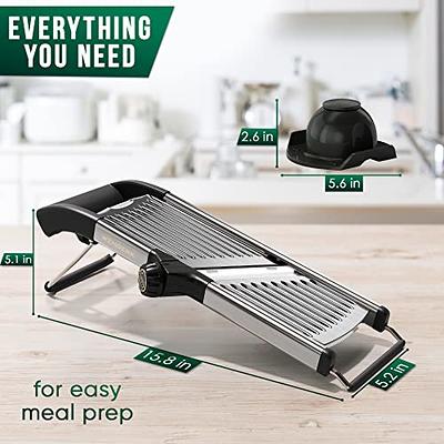 Adjustable Mandolin Slicer. For Cutting Food, Fruits And