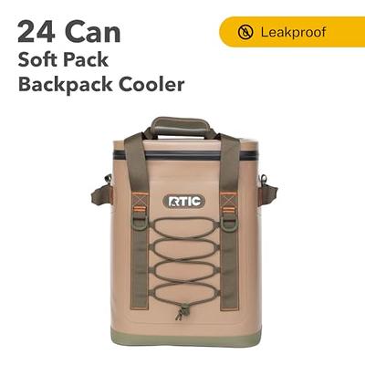RTIC Soft Cooler 40 Can, Insulated Bag Portable Ice Chest Box for Lunch,  Beach, Drink, Beverage, Travel, Camping, Picnic, Car, Trips, Floating  Cooler Leak-Proof with Zipper, Deep Harbor - Walmart.com