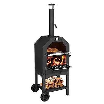 Blaze 26 Table Top Propane Outdoor Pizza Oven With Rotisserie Kit