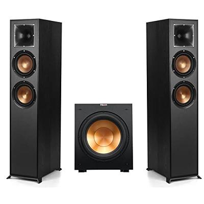 Klipsch Reference 5.1 Home Theater System Bundle with 2X R-625FA  Floorstanding Speaker, R-52C Center Channel, 2X R-41M Bookshelf Speaker,  R-12SW