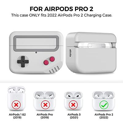 Case for Airpods Pro 2nd Generation - VISOOM Airpods Pro 2 Cases Cover  Black Women 2022 Silicone iPod Pro 2 Earbuds Wireless Charging Case Girl  Bling