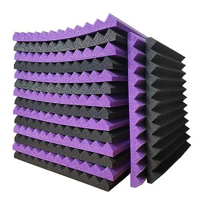 12 Pack Egg Crate Foam Charcoal 1 Inch x 12 W x12 L Acoustic Foam Panels  Recording Studio Foam