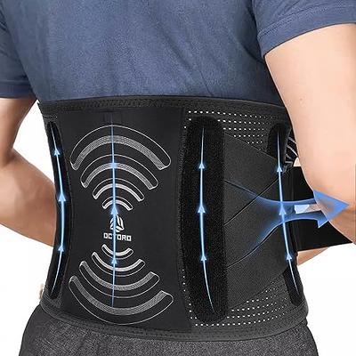 Back Brace for Men Women Lower Back Pain Relief with 7 Stays