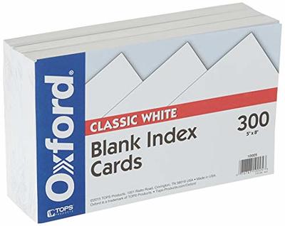 Oxford Unruled Index Cards 3 x 5 Cherry 100/Pack