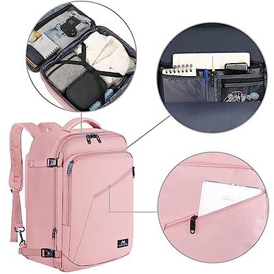 Matein Expandable College Bookbag Travel Laptop Backpack