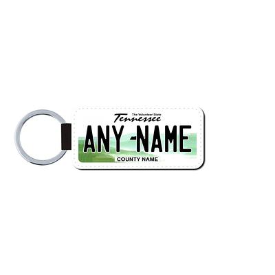 Personalised Faux Leather Key Ring Custom Faux Leather Key 