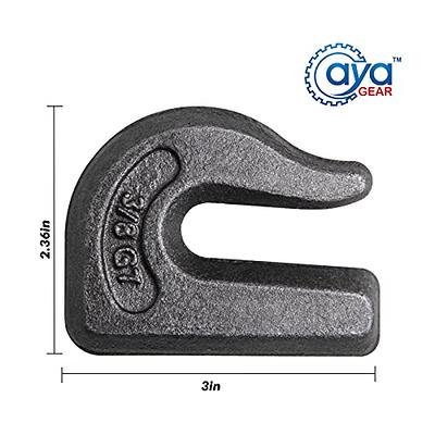AyA Gear Weld-on Grab Chain Hook 3/8-in Heavy Duty Tow Hook G70 Forged  Steel Tractor Hook Weldable for Car, Truck,SUV, RV,UTV,Tractors (2Pcs) -  Yahoo Shopping