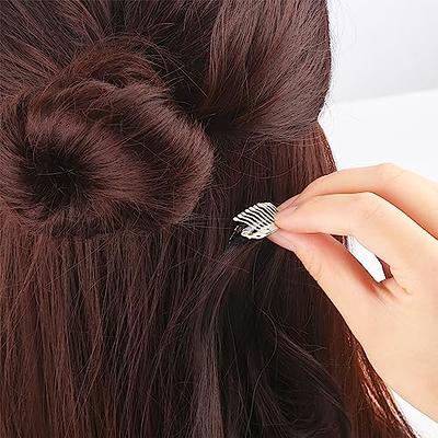 1/5/10Pcs Strong Chunni Clips w/ Safety Pin, Wig Hair Extension Hair Clip