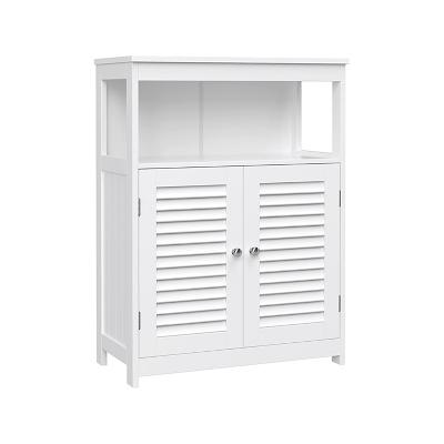 SONGMICS Over-the-Toilet Storage, Bathroom Cabinet with Inside Shelf, White