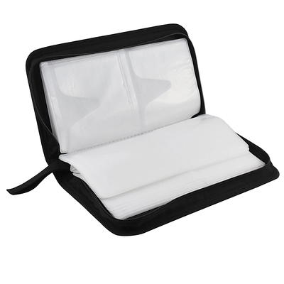 64 Sleeve CD DVD Blu Ray Disc Carry Case Holder Bag Wallet Storage