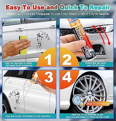 For HYUNDAI PYW POLAR WHITE Touch up paint pen with brush (SCRATCH REPAIR)