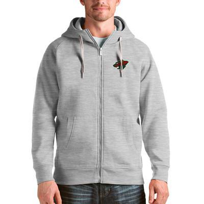 Minnesota Wild Antigua Victory Pullover Sweatshirt - Heather Gray