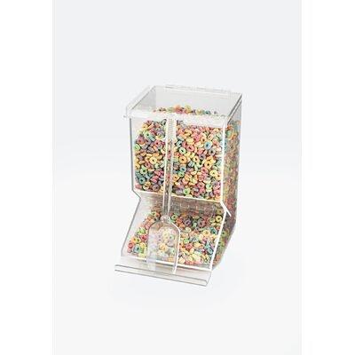 MR.Siga 2 Pack Airtight Cereal Dispenser Set, Plastic Cereal