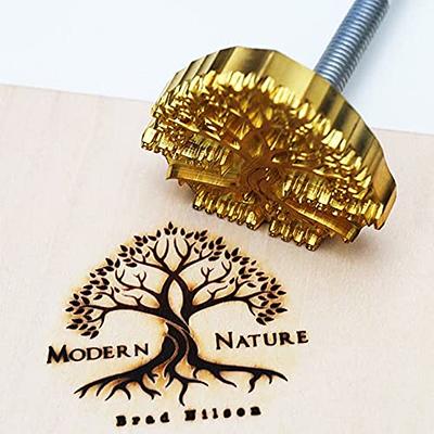 Branding Iron for Wood, Custom Wood Branding Iron Stamp with Logo, Personalized  Branding Iron for Meat Wood Plastic Leather BBQ Cake - Wood Working  Template - 1in - Yahoo Shopping