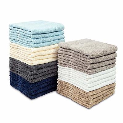 BELIZZI HOME Belizzi Home 8 Piece Towel Set 100% Ring Spun cotton, 2 Bath  Towels 27x54, 2 Hand Towels 16x28 and 4 Washcloths 13x13 - Ultra So