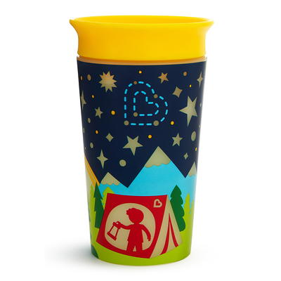 Chicco 9 oz. Glow in The Dark Rim-Spout Trainer Sippy Cup in Blue/Teal