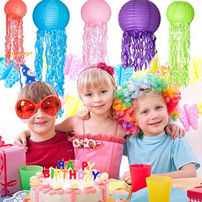 Jelly Fish Paper Lanterns, Red Pink Blue Green Yellow Purple Hanging Lantern  for Mermaid Unicorn Theme Classroom Decoration Under The Sea Ocean Birthday  Party Decorations Set of 6 - Yahoo Shopping