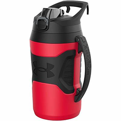 EALGRO Half Gallon Insulated Water Bottle Jug with Straw, 64 oz Large  Stainless Steel Sports Metal Water Flask with Handle, Thermal Water Cup Mug  with